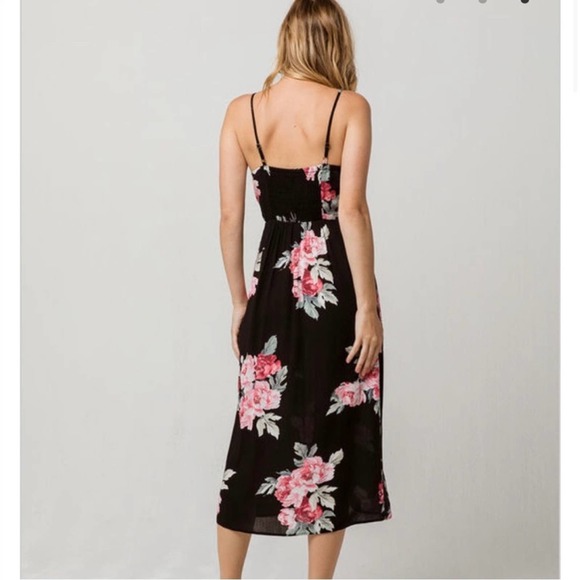 Mimi Chica - NWOT Front Tie Floral Dress - Picture 8 of 12